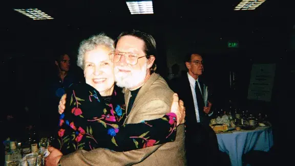 Jon Washburn and Alice Parker at Chorus America’s 2000 Conference